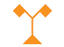 High-level warning device (flag tree)