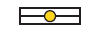 Temporary barrier with warning light