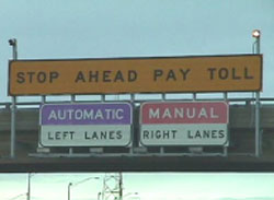 Illinois tollway sign photos