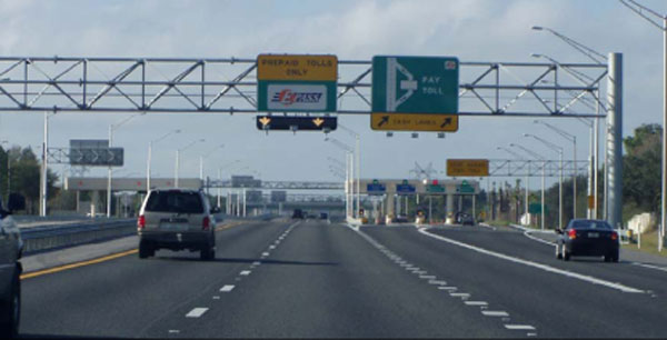 Ticket system toll plaza photo